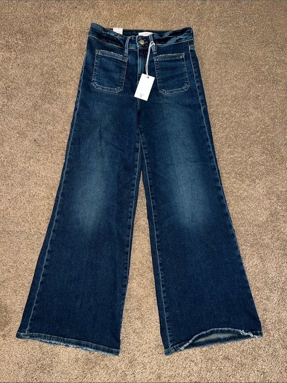 Good American Petite Palazzo Jean